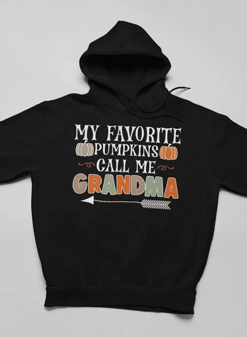 "My Grandkids Are My Favorite Pumpkins Hoodie"