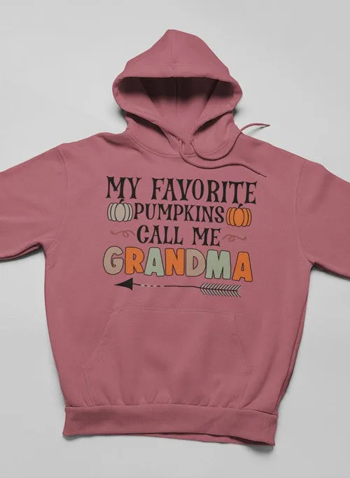 "My Grandkids Are My Favorite Pumpkins Hoodie"