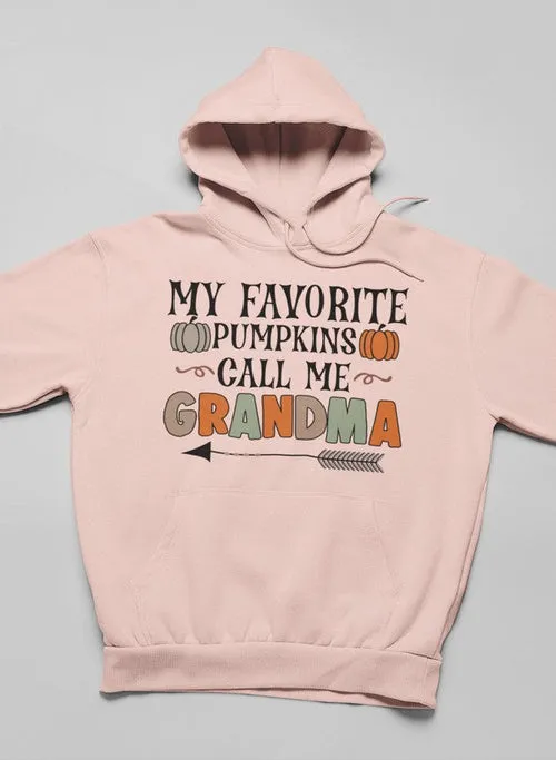 "My Grandkids Are My Favorite Pumpkins Hoodie"