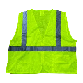 Radians SV2Z Economy Type R Class 2 Mesh Safety Vest With Zipper