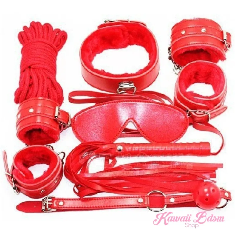 Red Princess Bondage 7Pcs Set