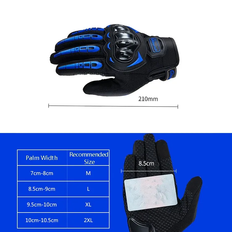 Riding Tribe MCS-17 Motorcycle Gloves Touch Screen Outdoor Riding Gloves, Size: M(Black)