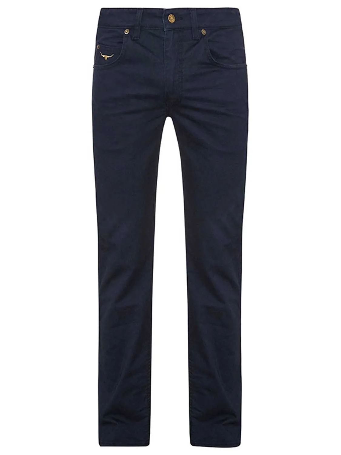 RM WILLIAMS Chinos - Men's Linesman Drill Cotton Slim-Fit - Navy