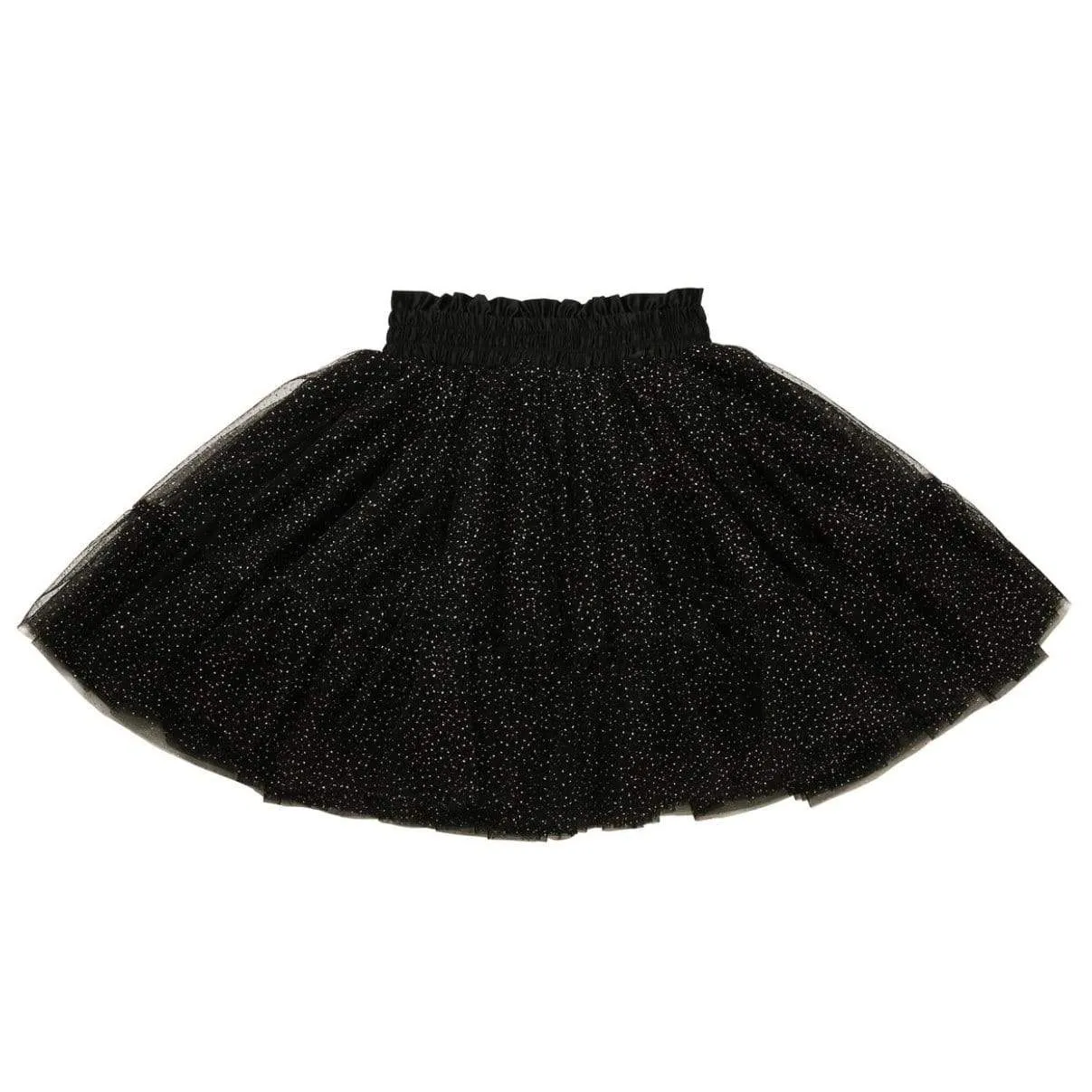 Rock Your Kid Black Glitter Tulle Girls Skirt