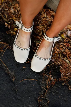 Rockstar Ballet Flats - Ivory