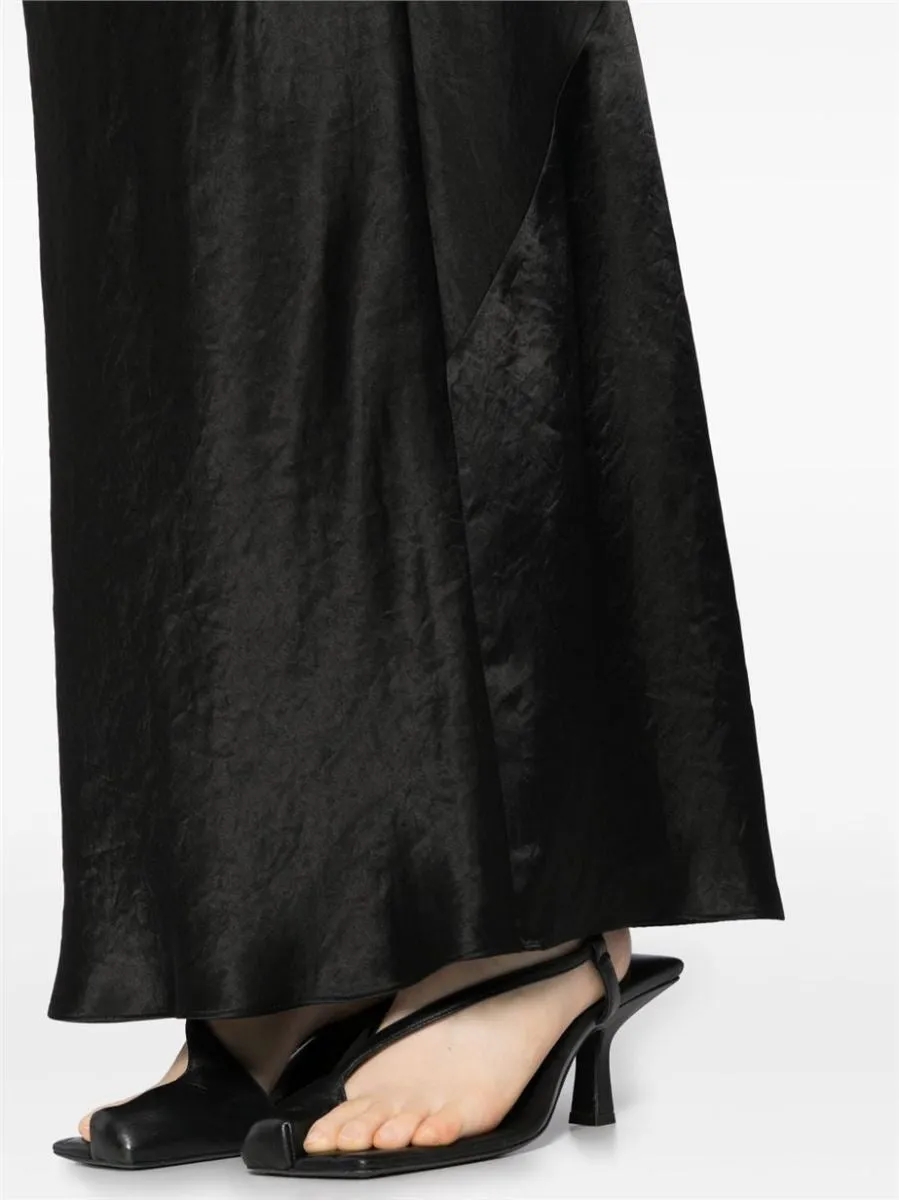 SATIN MAXI SKIRT