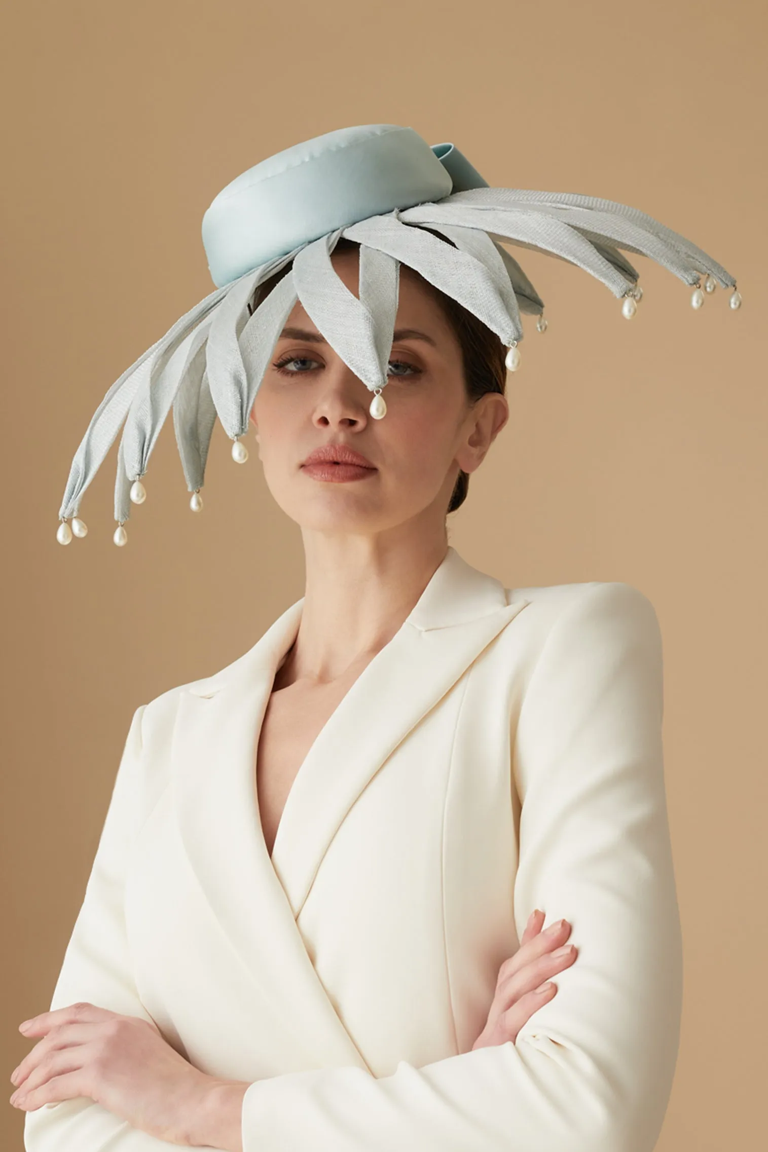 Sencha Duck Egg Wide Brim Hat