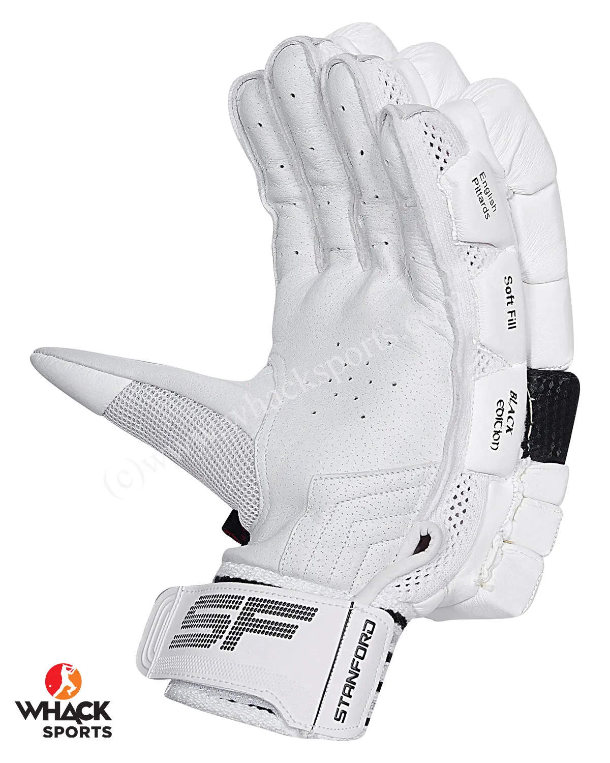 SF Black Edition Players Grade Cricket Batting Gloves - Adult