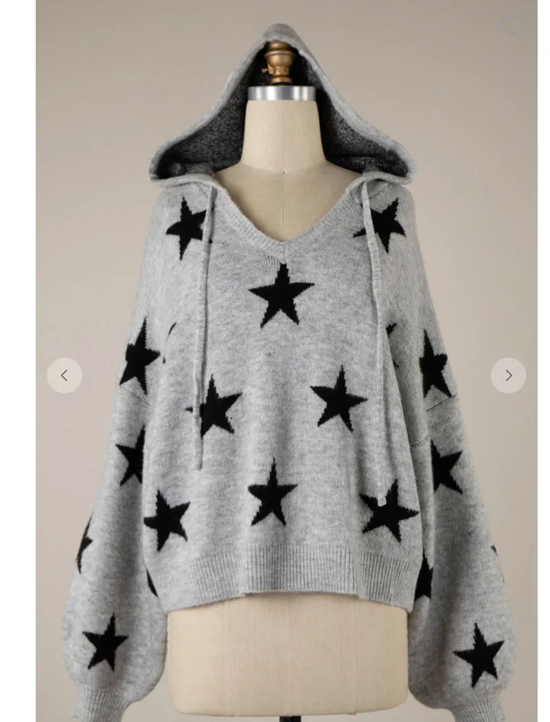 Shine bright star hoodie