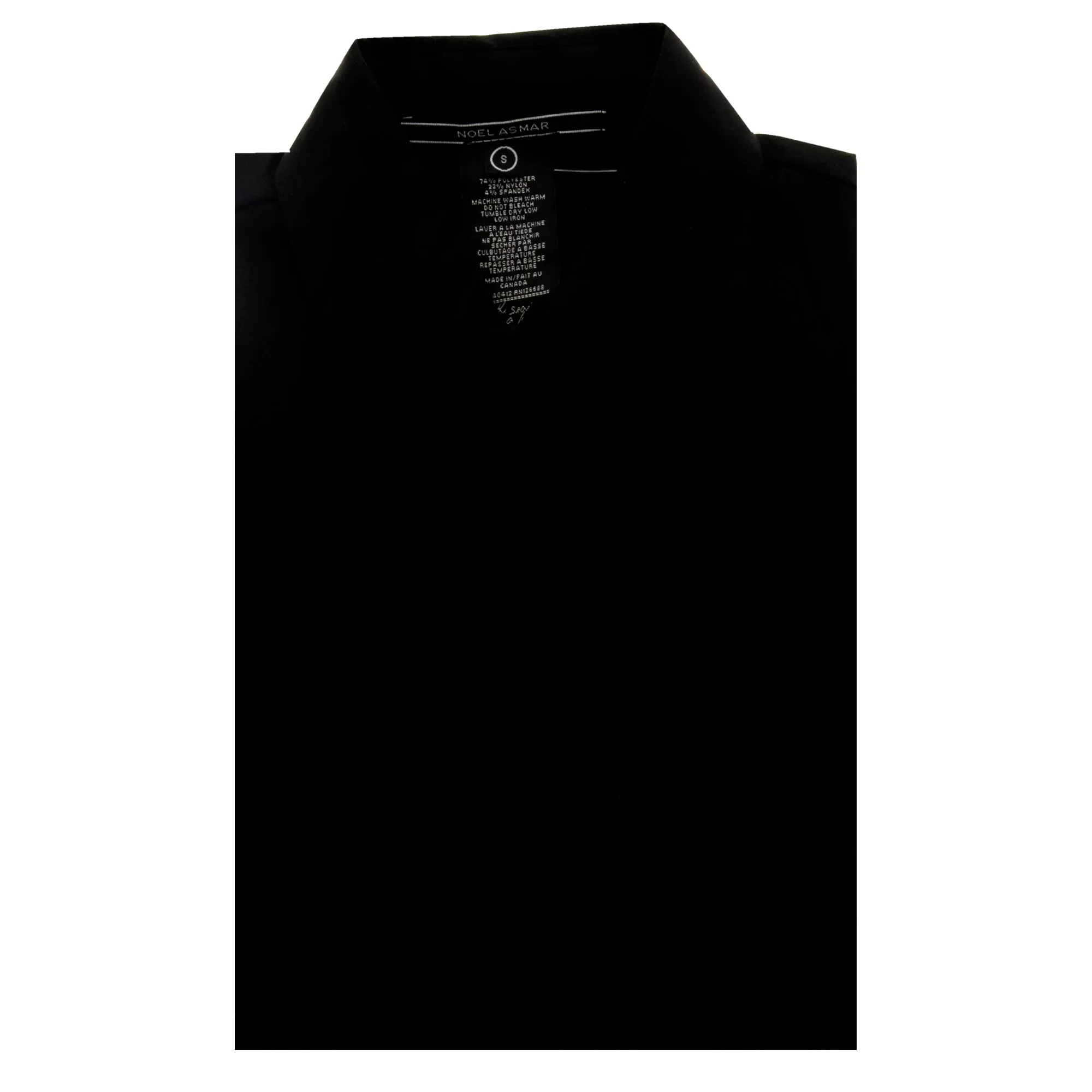 Signature Tunics Shirt Collar - Black by Noel Asmar for Unisex - 1 Pc Tunic (S)