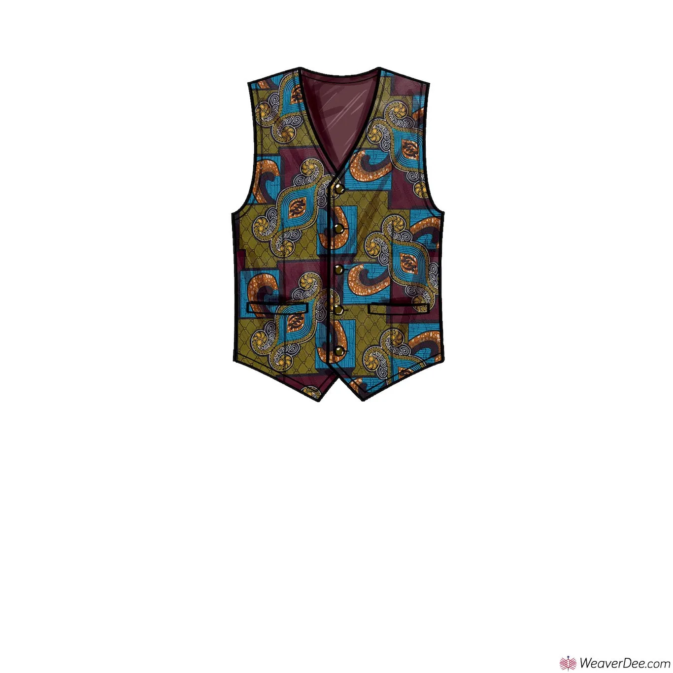 Simplicity Pattern S9457 Men's Waistcoats