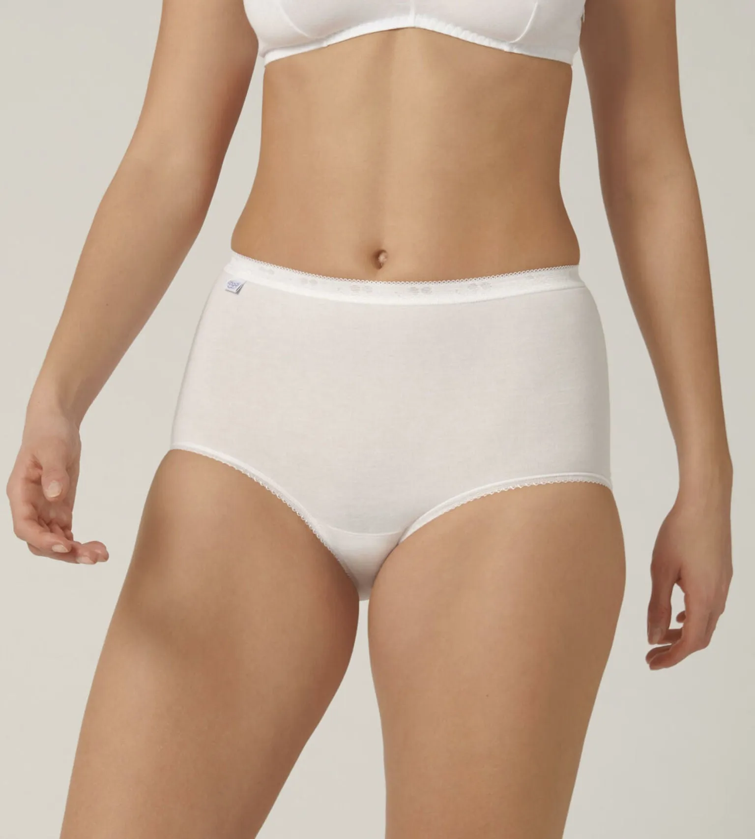 Sloggi Basic Maxi Brief 3 Pack, White