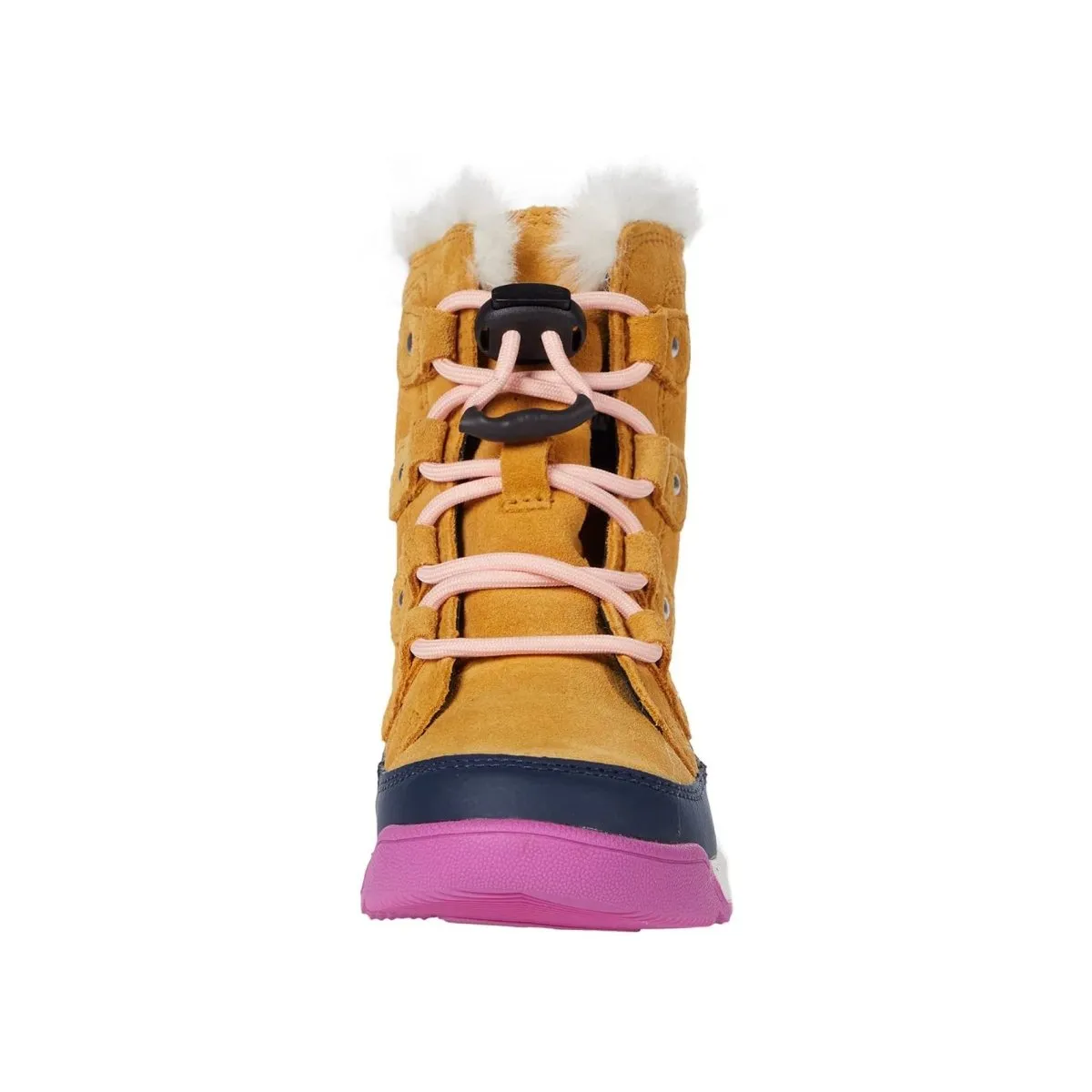 Sorel Girl's (Sizes 1-7) Whitney Joan Lace Yellow Pink Waterproof