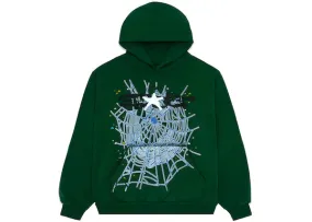 Sp5der Web Hoodie Hunter Green