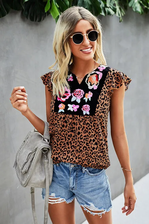 Sunny Moments Floral Embroidery Shift Top - 3 Colors