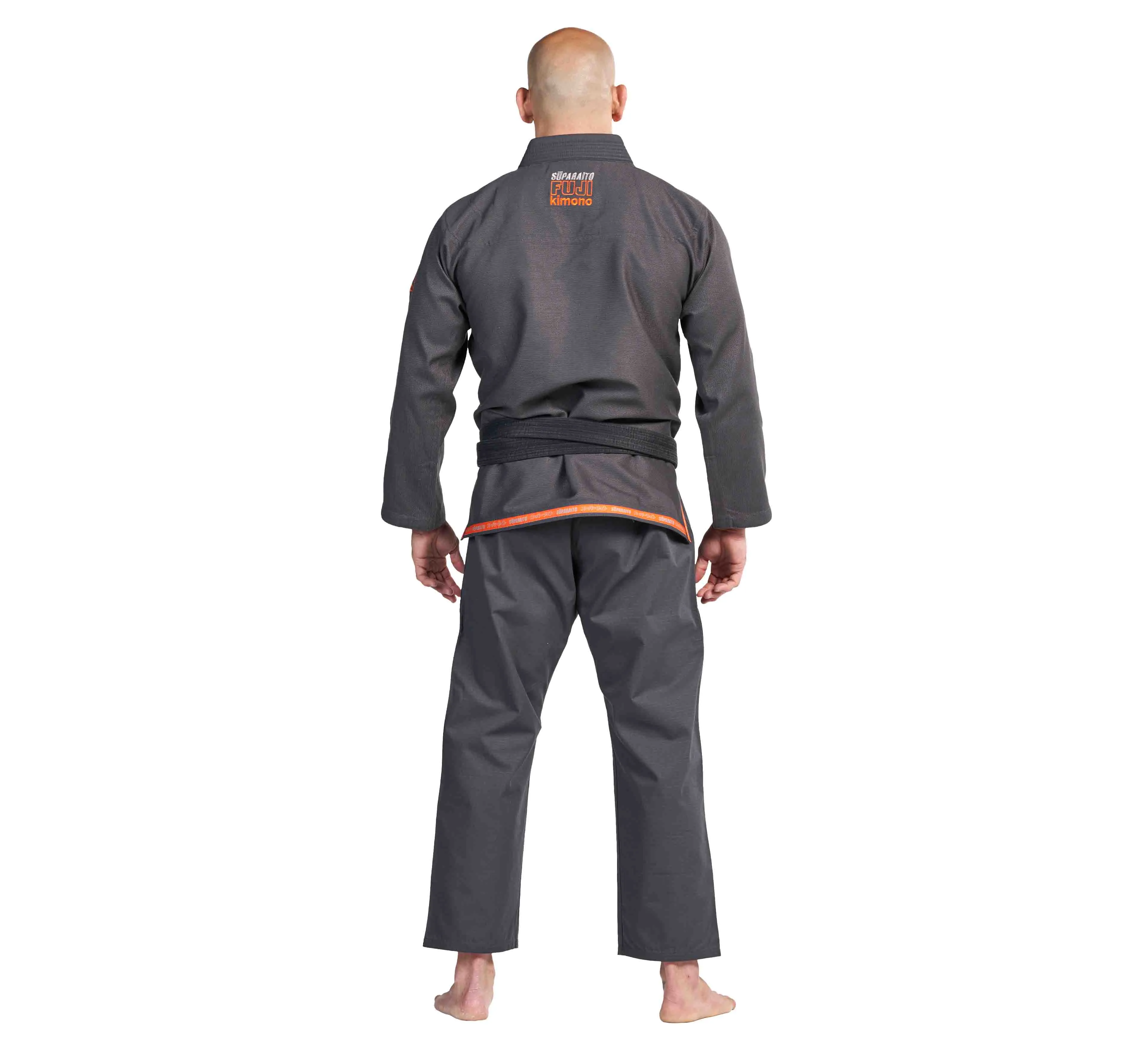 Suparaito BJJ Gi Dark Grey/Orange