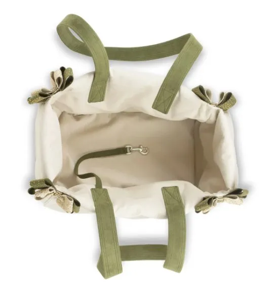 Susan Lanci Luxury Purse Carrier Collection- 2 Toned Doe & Olive