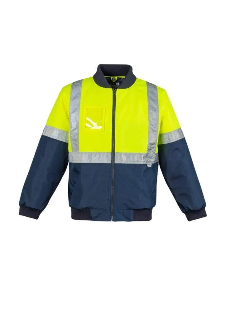 SYZMIK Men’s Hi Vis Quilted Flying Jacket ZJ351