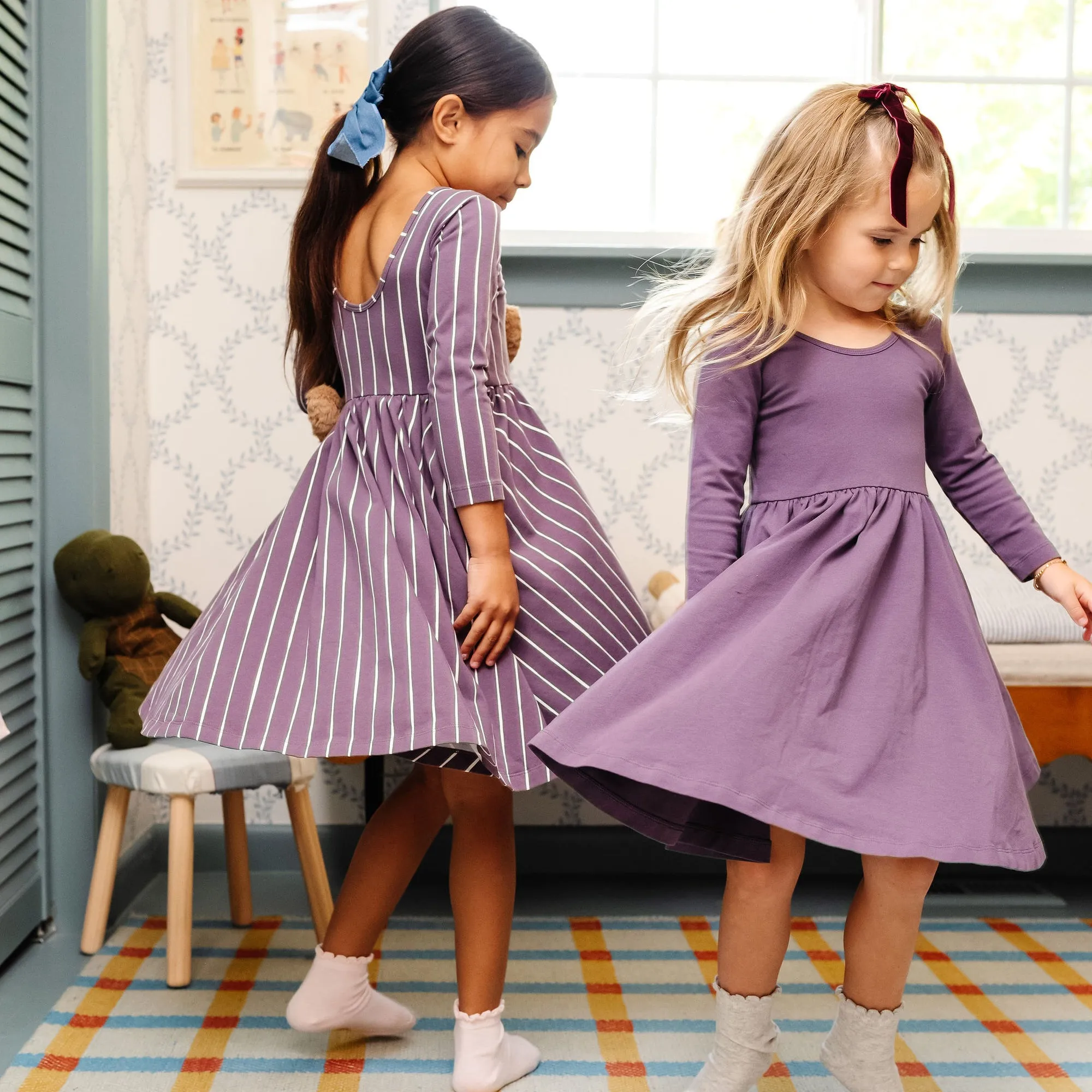 The Ballet Dress in Eggplant