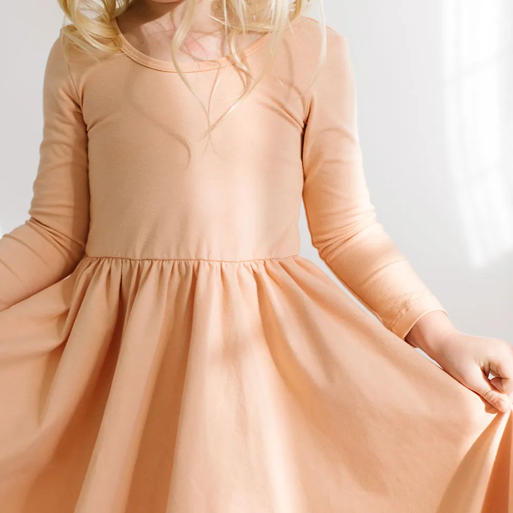 The Ballet Dress in Peach Nougat