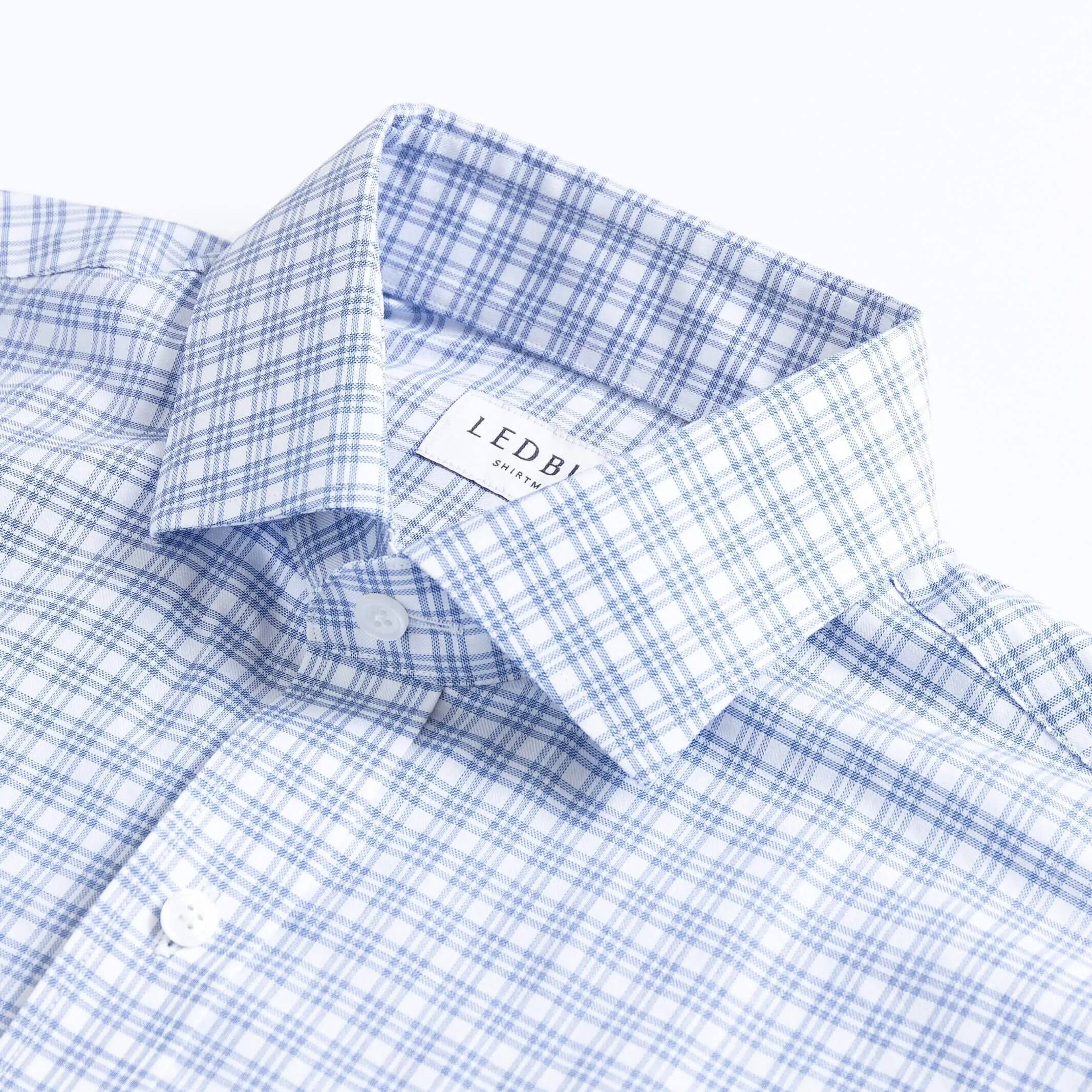 The Blue Nobleman Plaid Custom Shirt