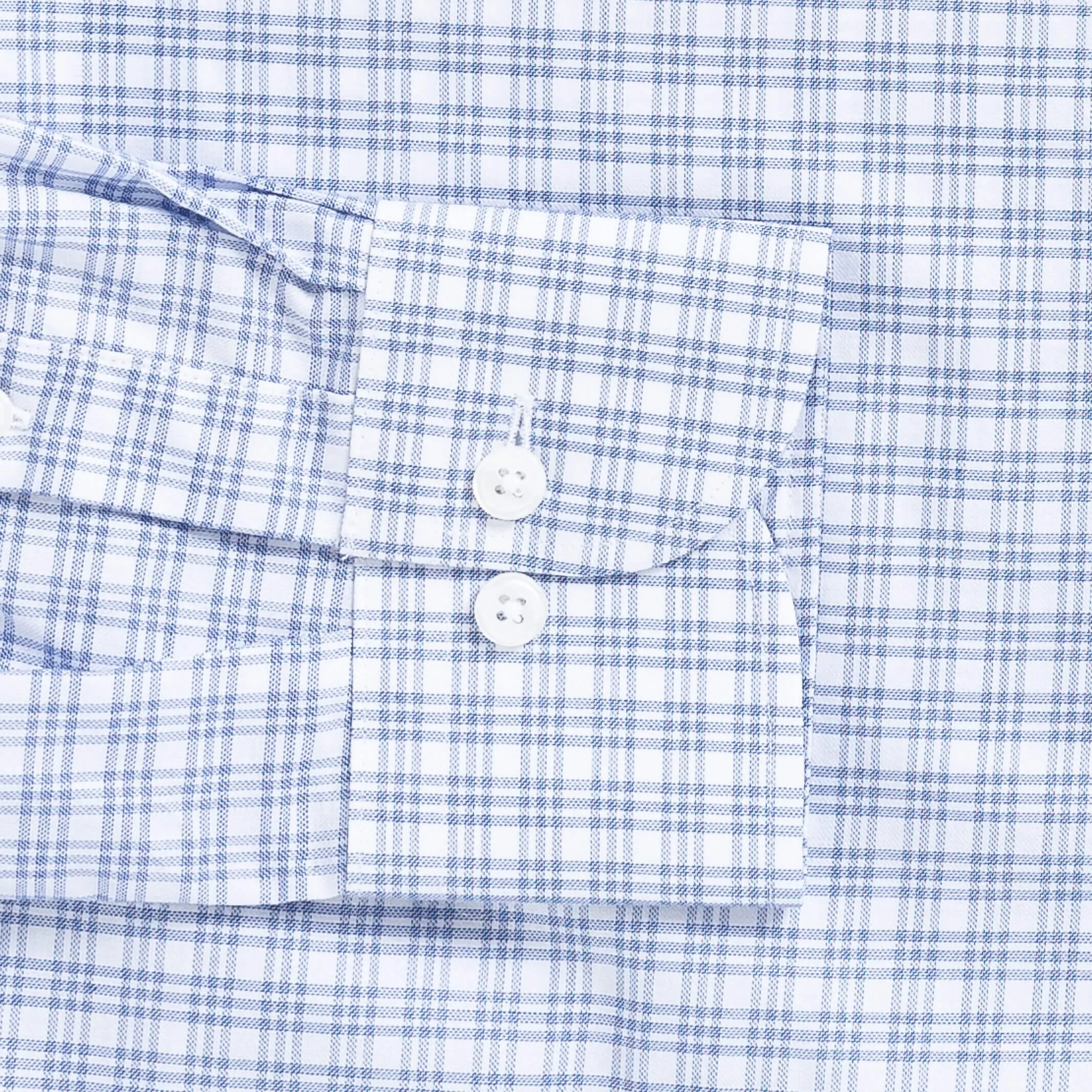 The Blue Nobleman Plaid Custom Shirt