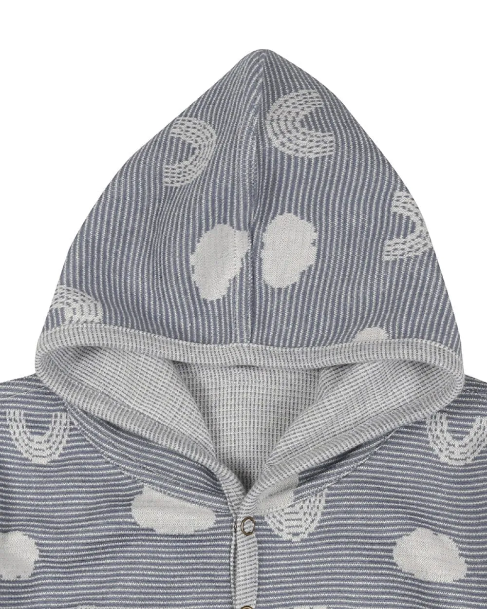 The Jacquard Cloud Reversible Hoodie - BABY