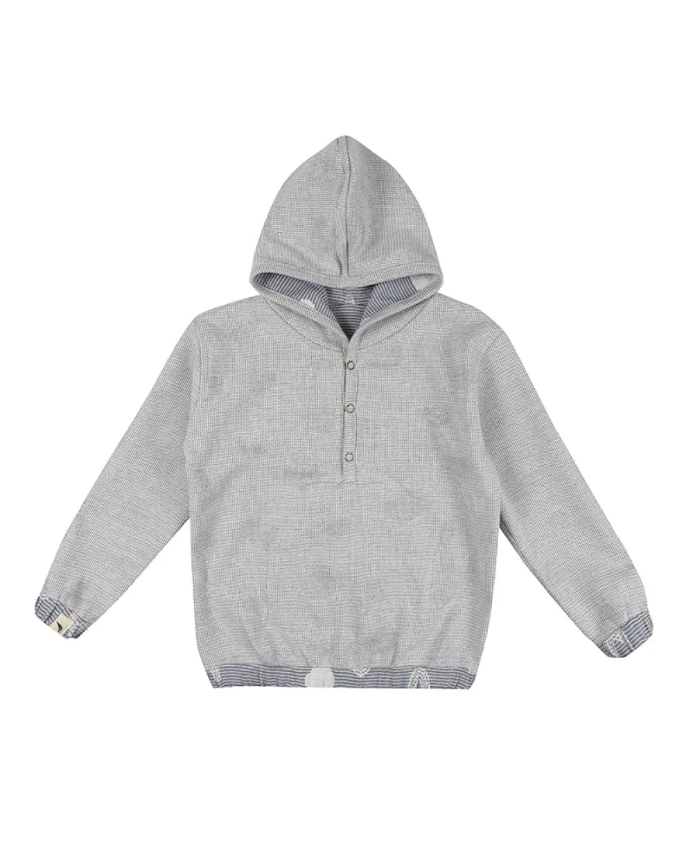 The Jacquard Cloud Reversible Hoodie - BABY