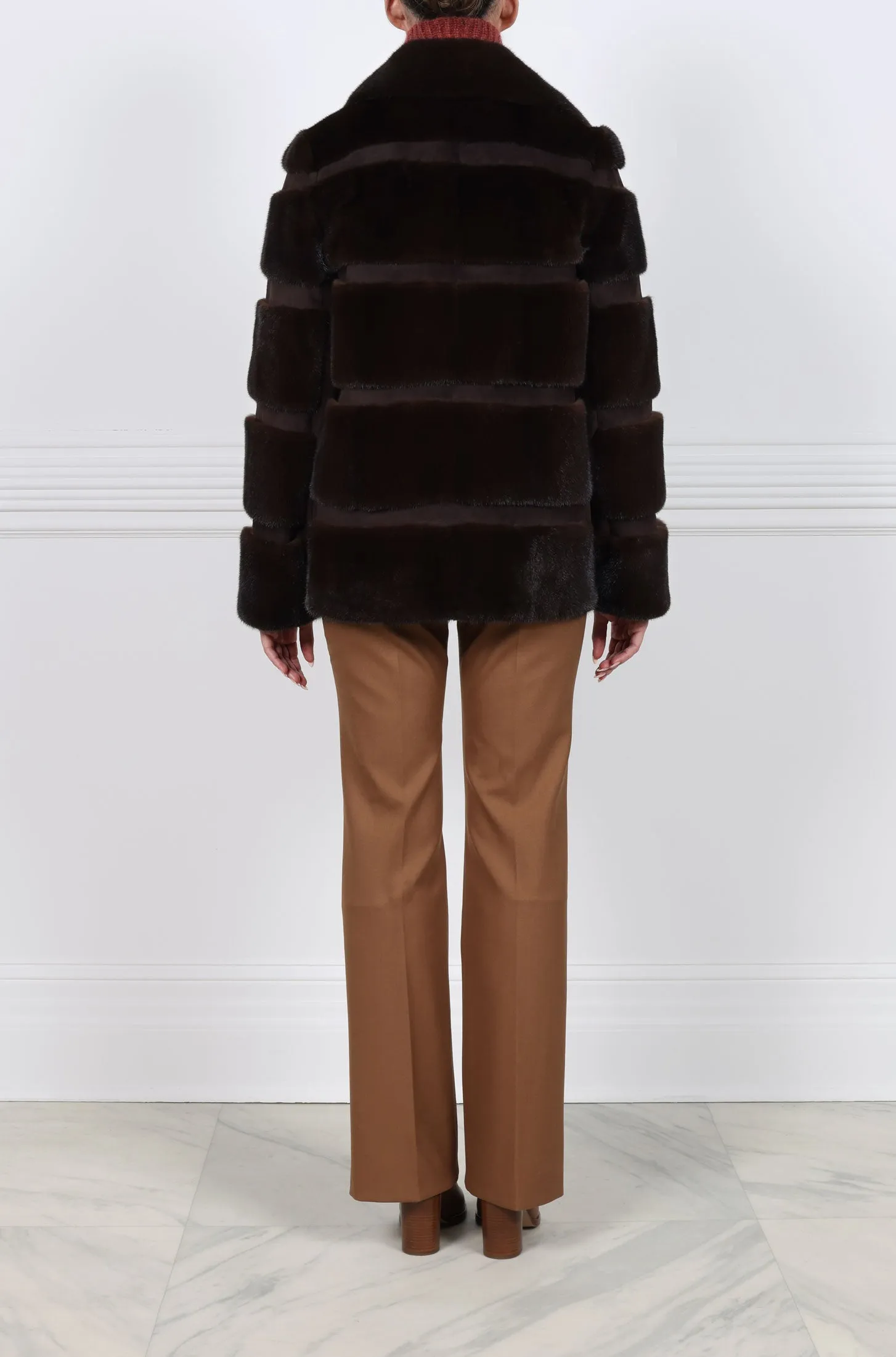 The Lodge  Mink Fur & Suede Jacket