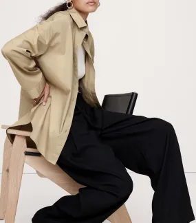 The Oversized Shirt Workwear Khaki