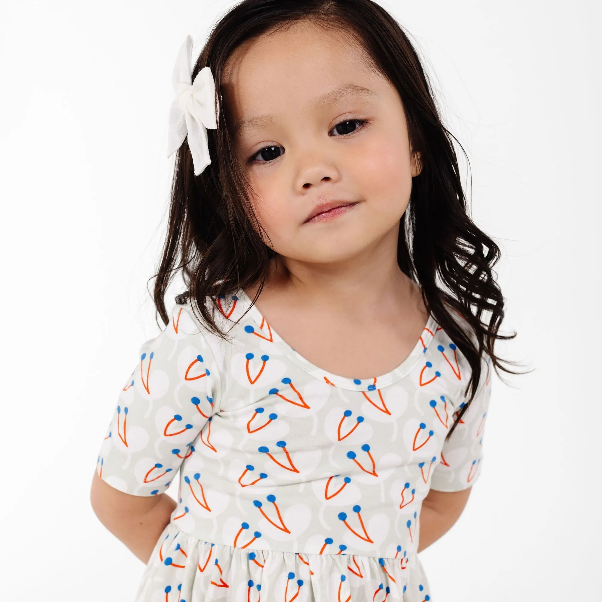 The Short Sleeve Ballet Dress in Lovely Lily