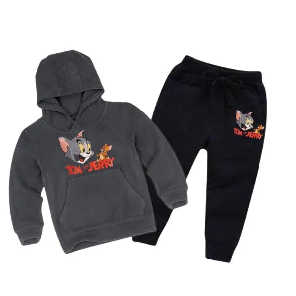 Tom And Jerry Printed Kids Hoodie Set