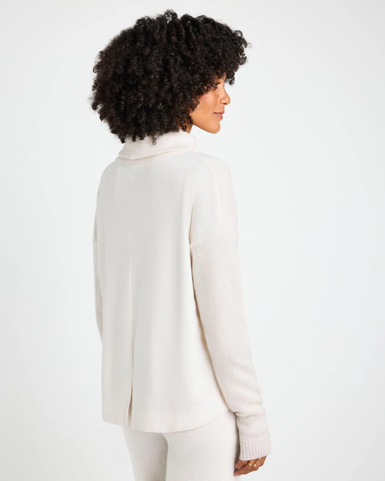 Tori Cashmere Cowl Neck Sweater