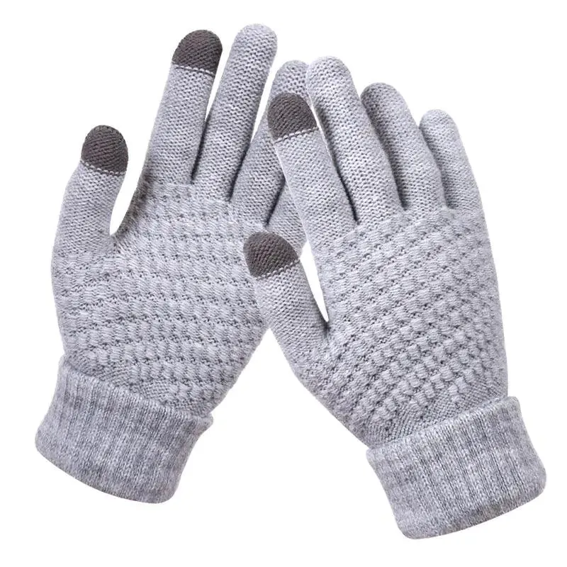 Touch screen Knit Gloves