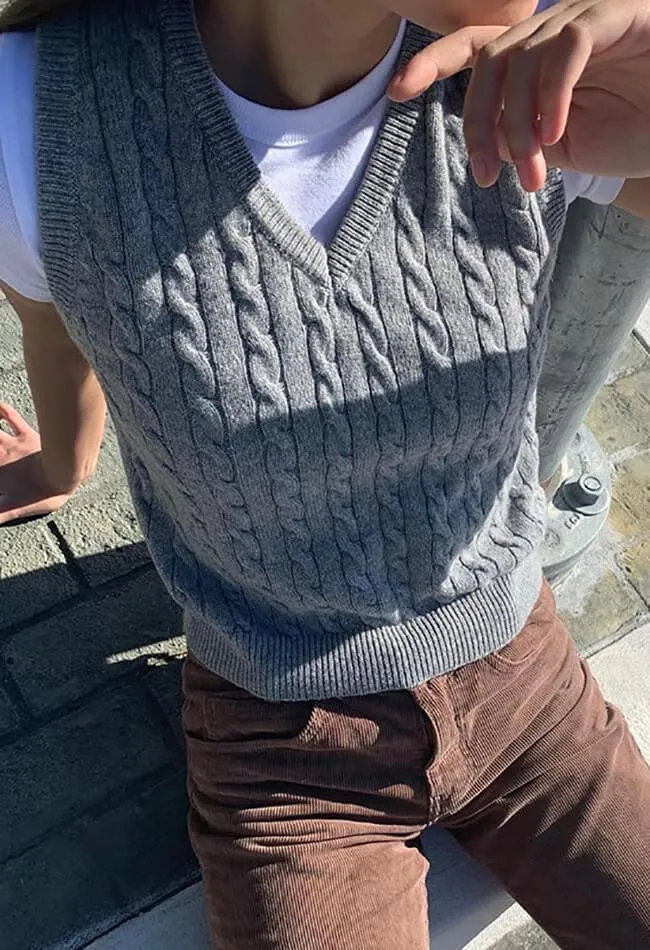 Twist Sweater Vest