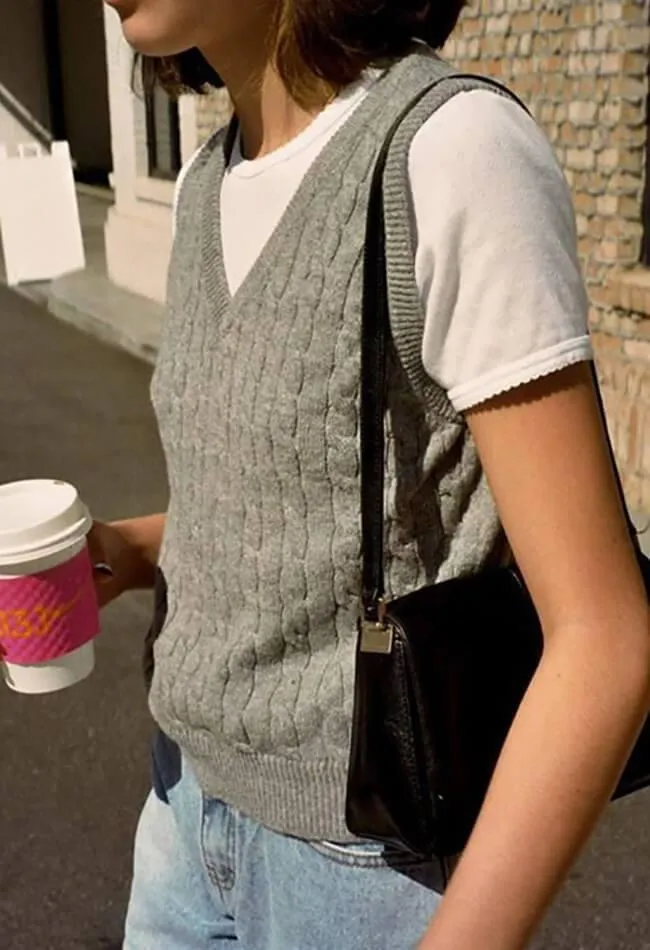 Twist Sweater Vest