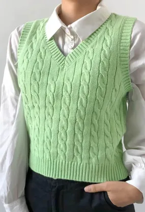 Twist Sweater Vest