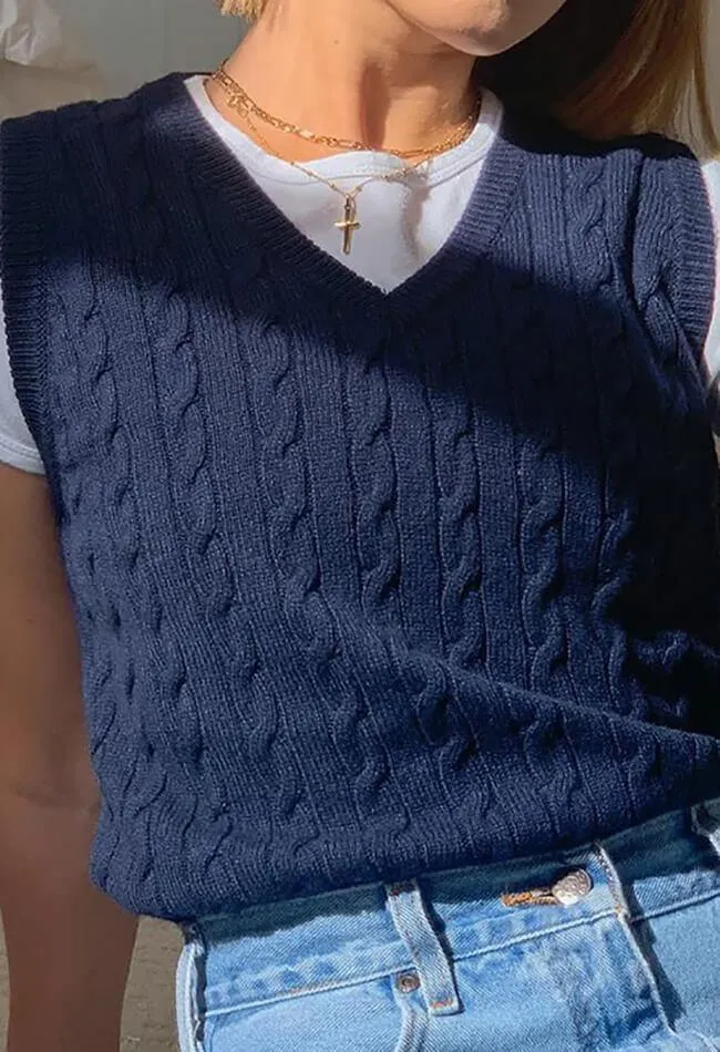 Twist Sweater Vest