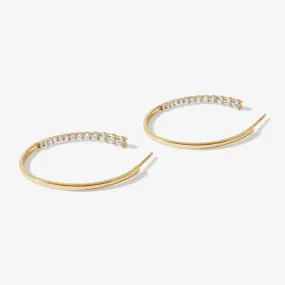 Tyler maxi hoop earrings