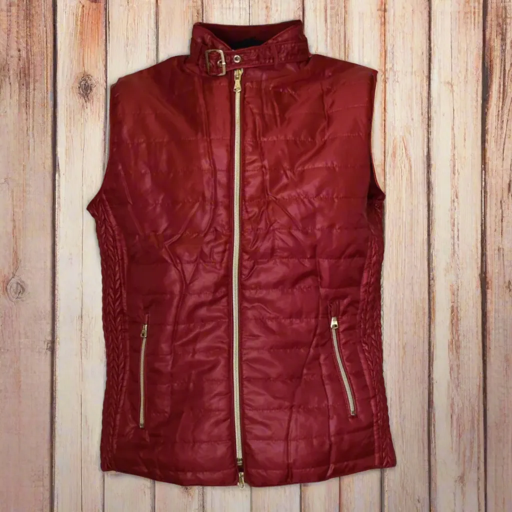 Vest for Women NA-VH-184 Red