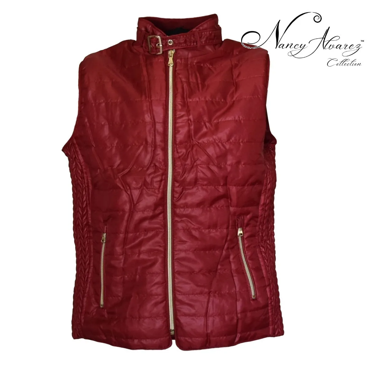 Vest for Women NA-VH-184 Red