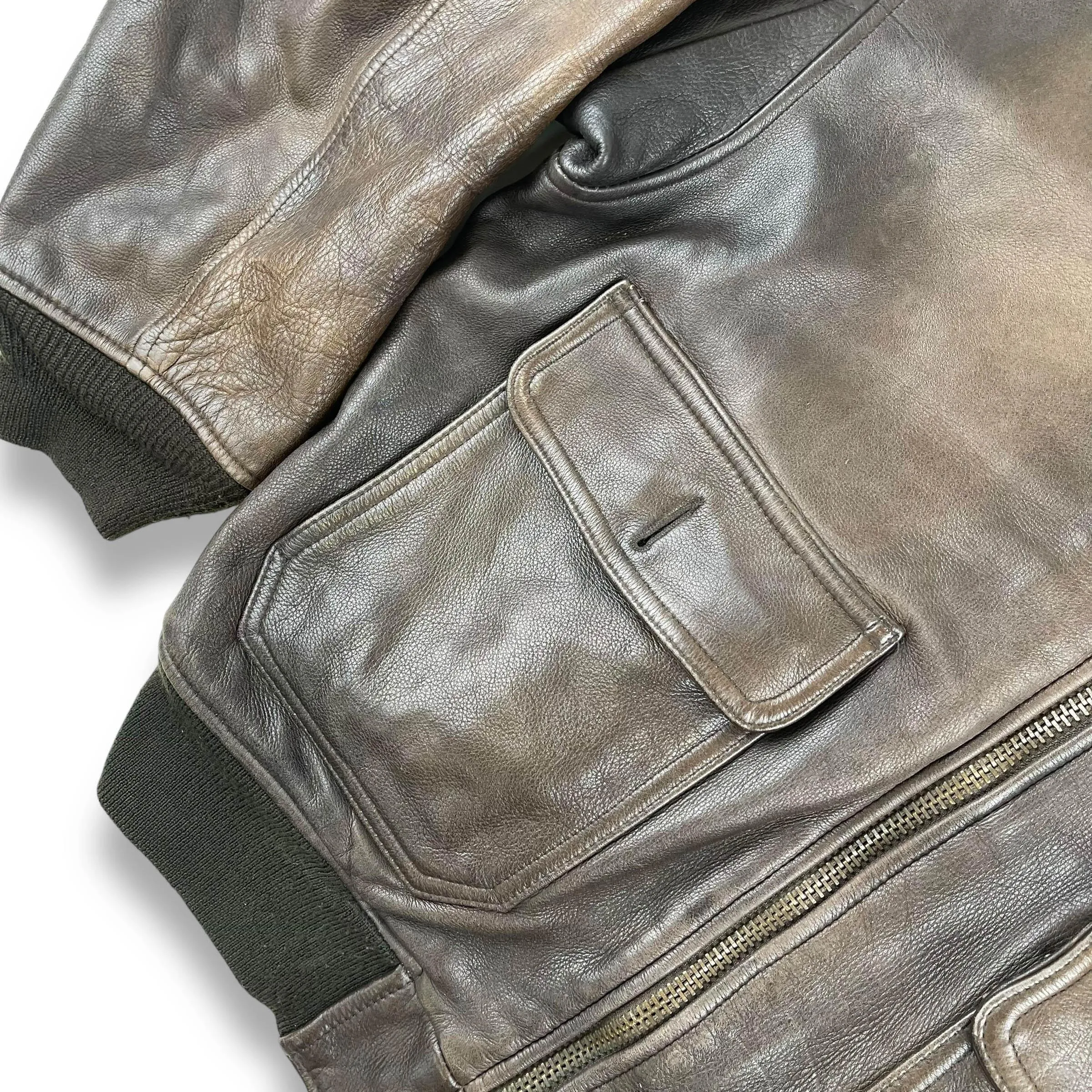 Vintage Avirex Leather Jacket (L)