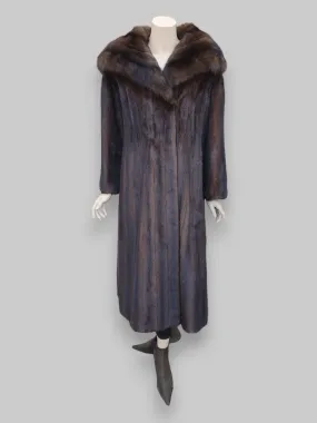 Vintage Lunaraine Mink & Sable Coat -Large