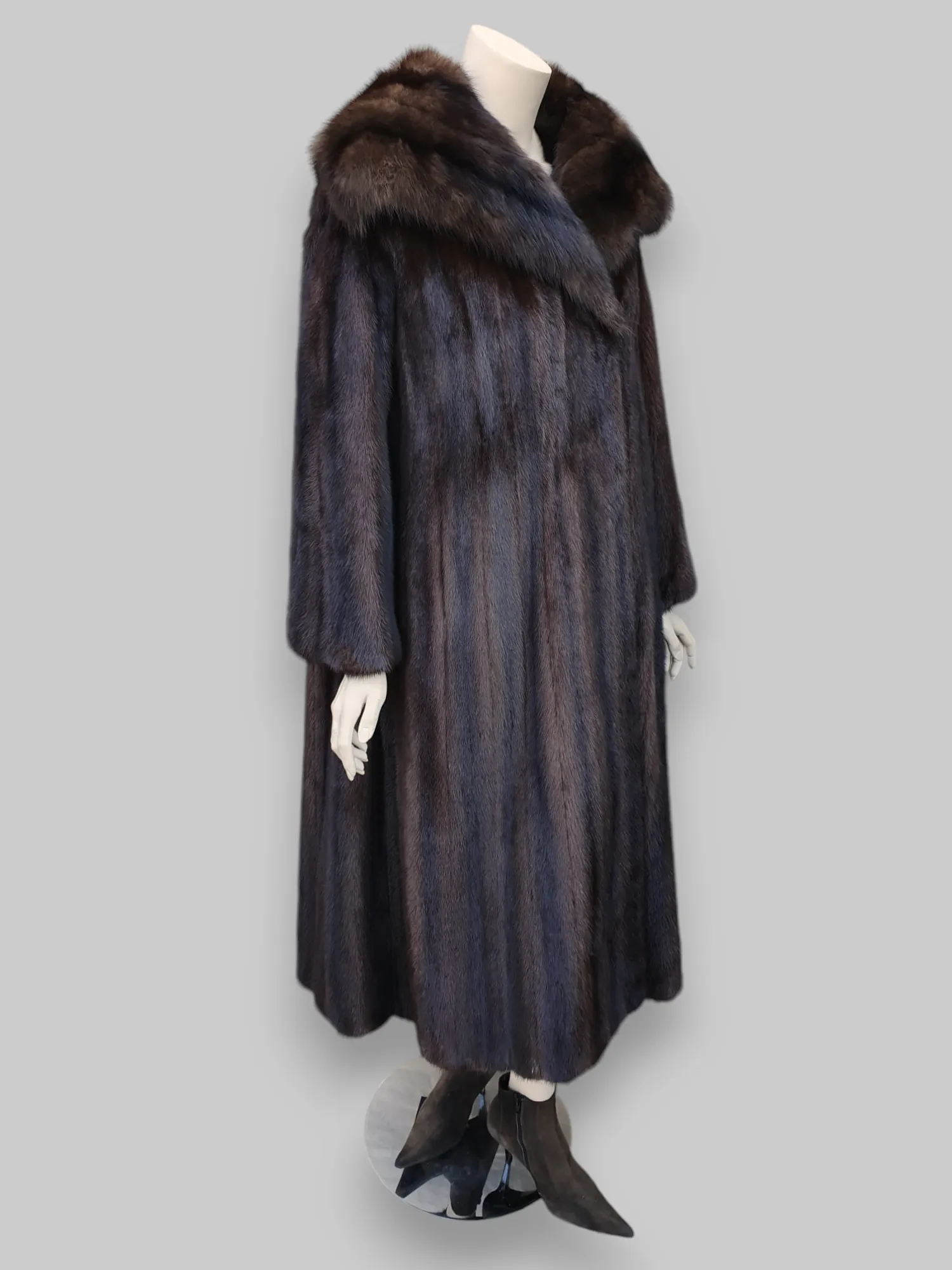 Vintage Lunaraine Mink & Sable Coat -Large