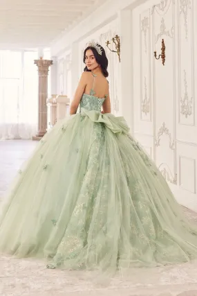 VIVIETTE Butterfly Bow Applique QUINCEAÑERA Ball Gown Dress