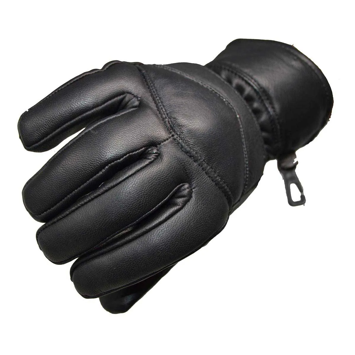 VL431 Vance Leather Lined Lambskin Mid-Length Gauntlet Gloves