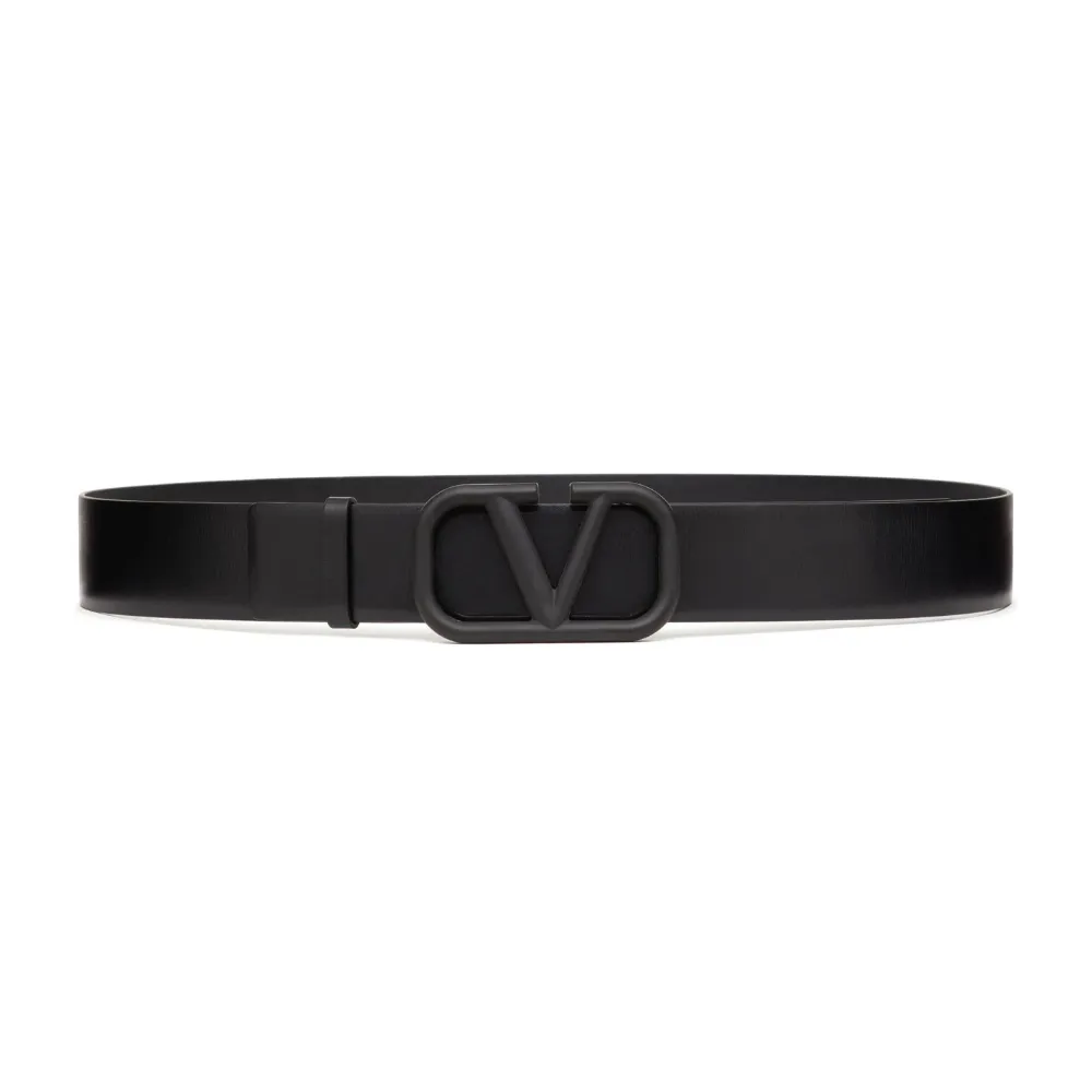 VLogo Signature Leather Belt