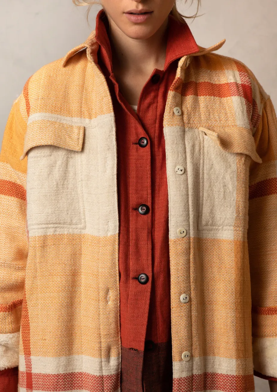 Walker Shirt Jacket, Apricot