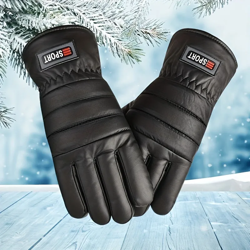 Winter Velvet Waterproof Thermal Gloves Ideal Gift for Skiing  Cycling