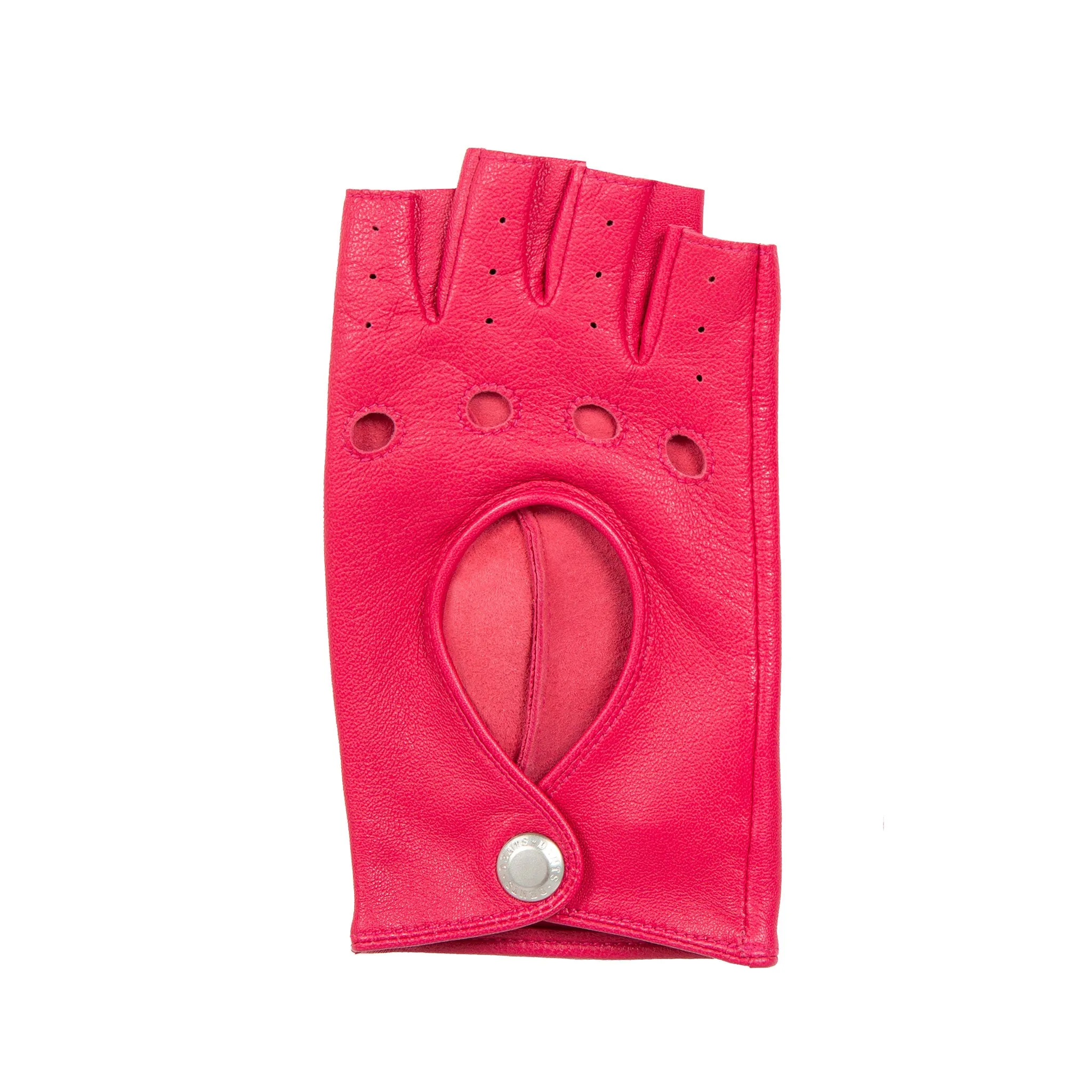 Women’s Fingerless Leather Driving Gloves